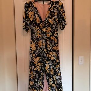 Pin up style floral dress